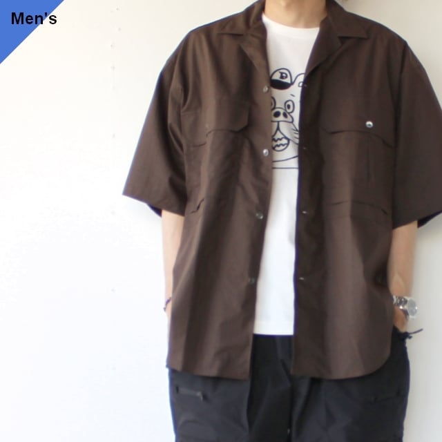 【ラスト１点】HAVERSACK 綿麻タイプライターオーバーシャツ Brown | C.COUNTLY ONLINE  STORE｜メンズ・レディス・ユニセックス通販 powered by BASE