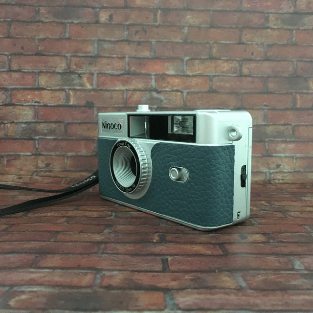 Compact 35mm フィルムカメラ <ブルーグレイ＞