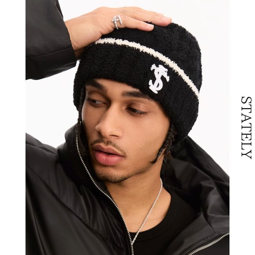 Unisex Sherpa Logo バケットHat/2color_A04 画像