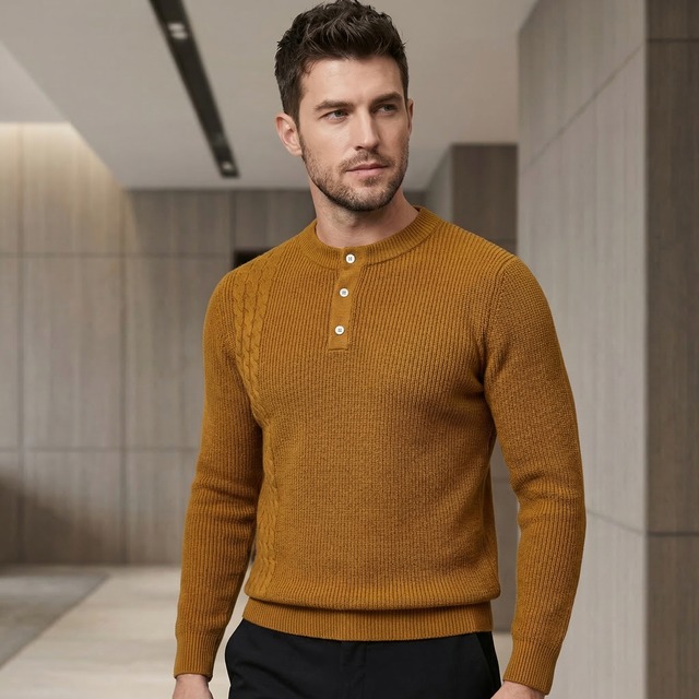 スリムフィットセーター（3color） M0737