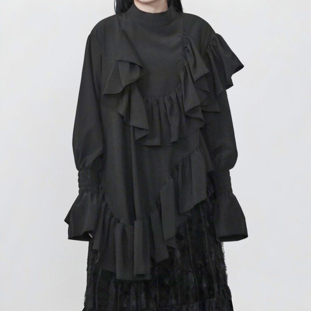 Ruffle layered blouse C1439