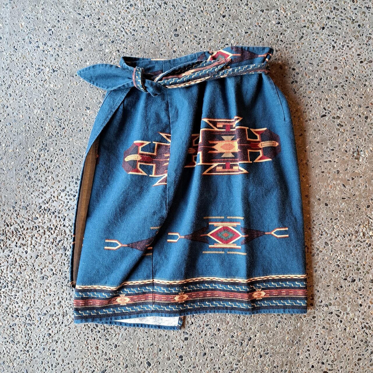 RALPH LAUREN COUNTRY USA製 巻きスカート ポロカントリー made in USA USED巻きスカート 90s POLO COUNTRY ポロ カントリー