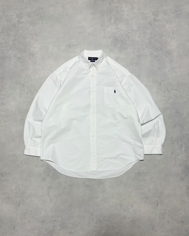 【VINTAGE】1990’s “Ralph Lauren” BIG SHIRT Oxford Button Down Shirt