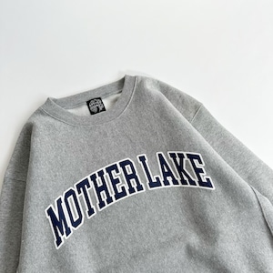 【受注生産】MOTHER LAKE COLLEGE LOGO SWEATSHIRT & CHECK SCARF SET / LIMITED