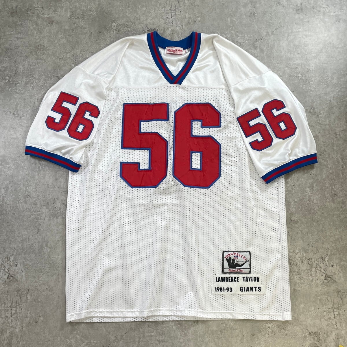 ビンテージ nfl ゲームシャツ 54 ナンバリング フットボール 古着 Reebok - NFL☆ゲームシャツ 古着 アメフトシャツナンバリング 90s