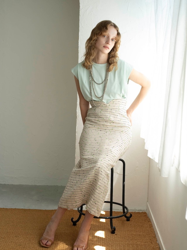 WAHLEN(ワーレン)COTTON JERSEY B/AQUA MINT