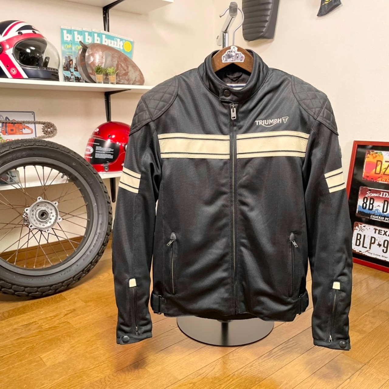 ほぼ未使用☆TRIUMPH トライアンフ ROWLAND JACKET メッシュジャケット 