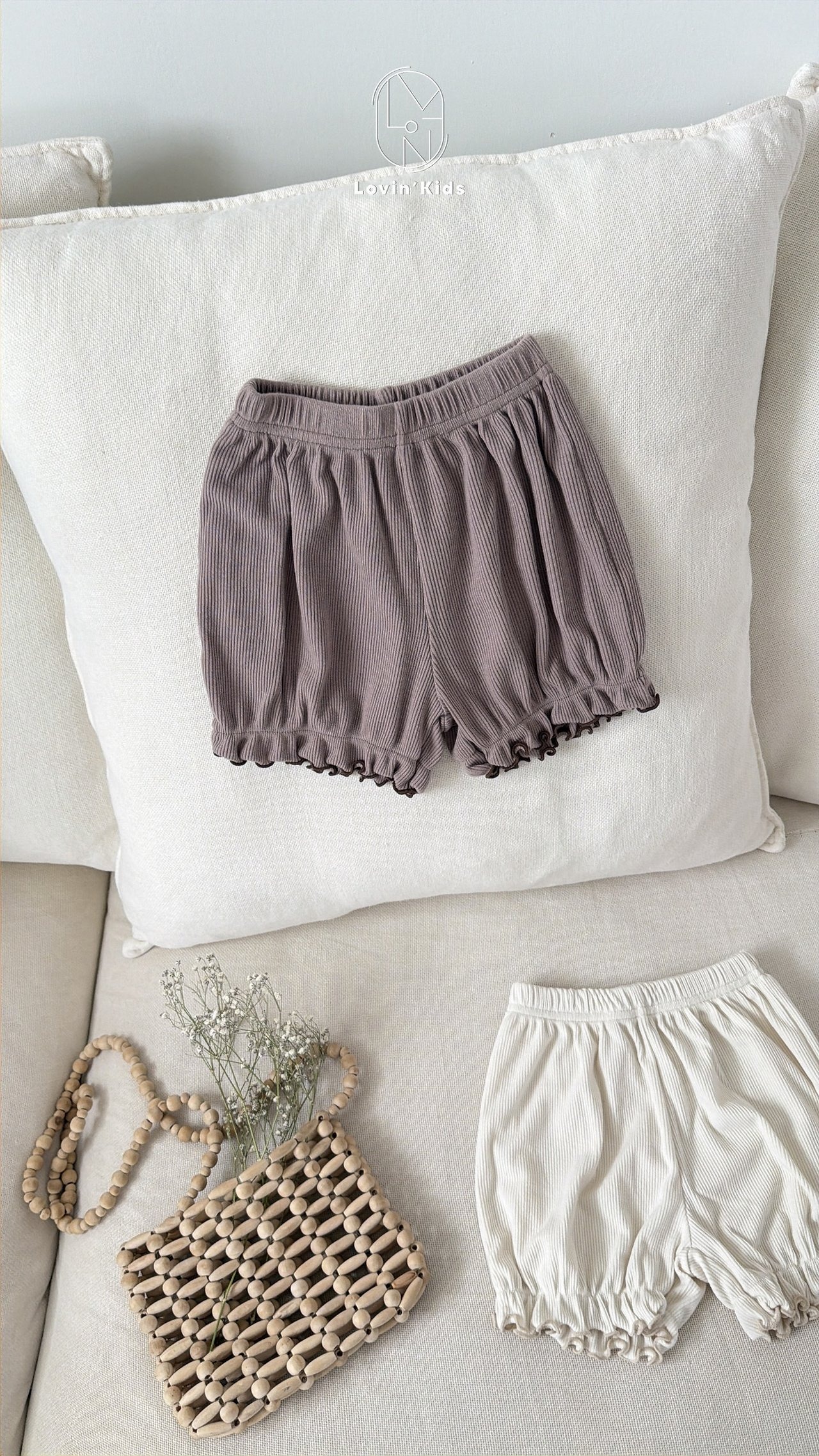 [Lovin' Kids] Frilled shorts / [러빈] 프릴숏팬츠