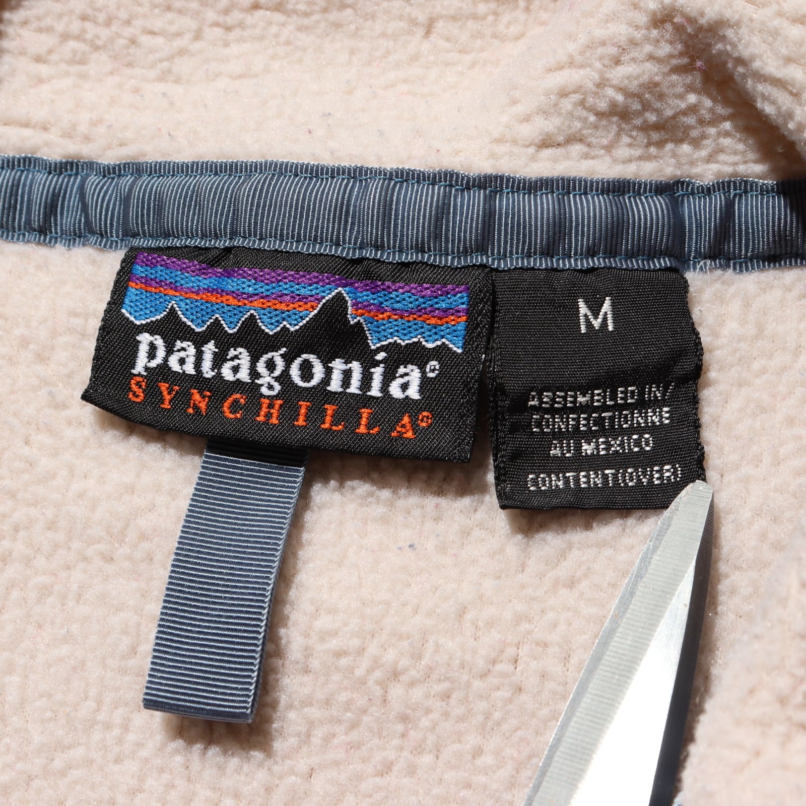 美品 M 00年 オートミール シンチラ スナップt Patagonia パタゴニア