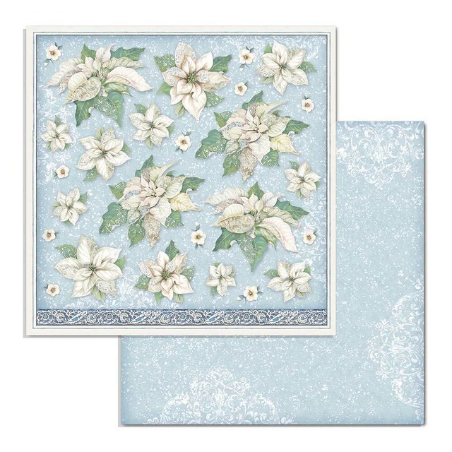 Stamperia Scrapbooking Small Pad 6インチ Double Faced - Winter Tales　両面デザインペーパーパッド10枚入り　SBBXS04【Stamperia（スタンぺリア）】[ST-48p]