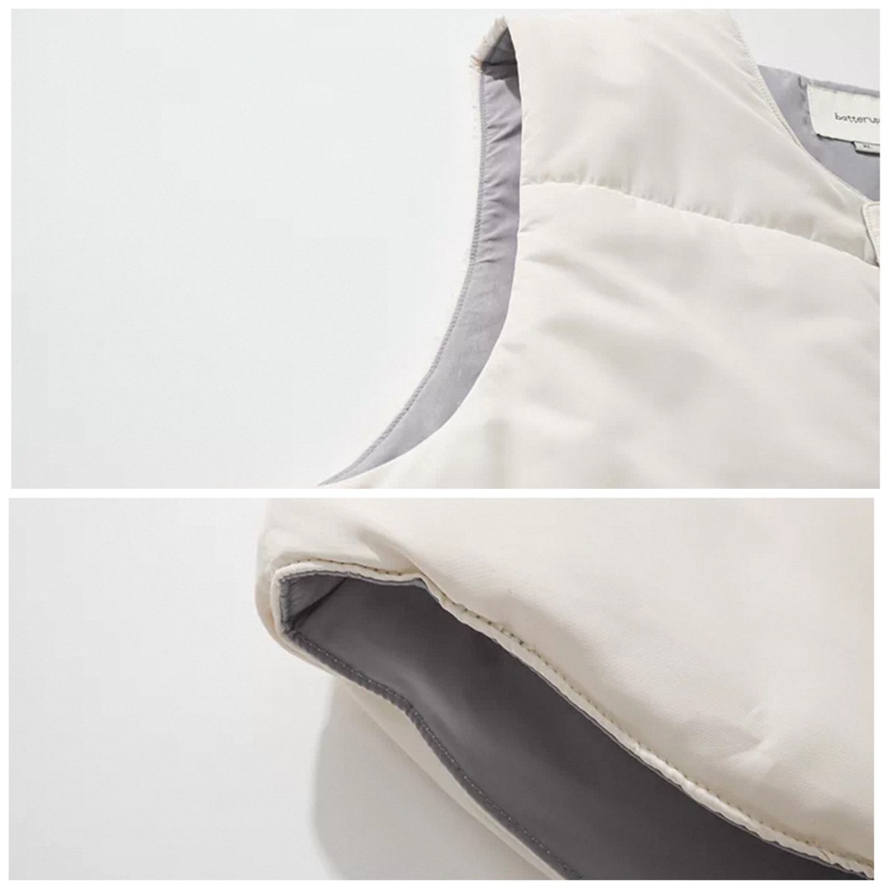 Padded snap button vest 1535 - 18
