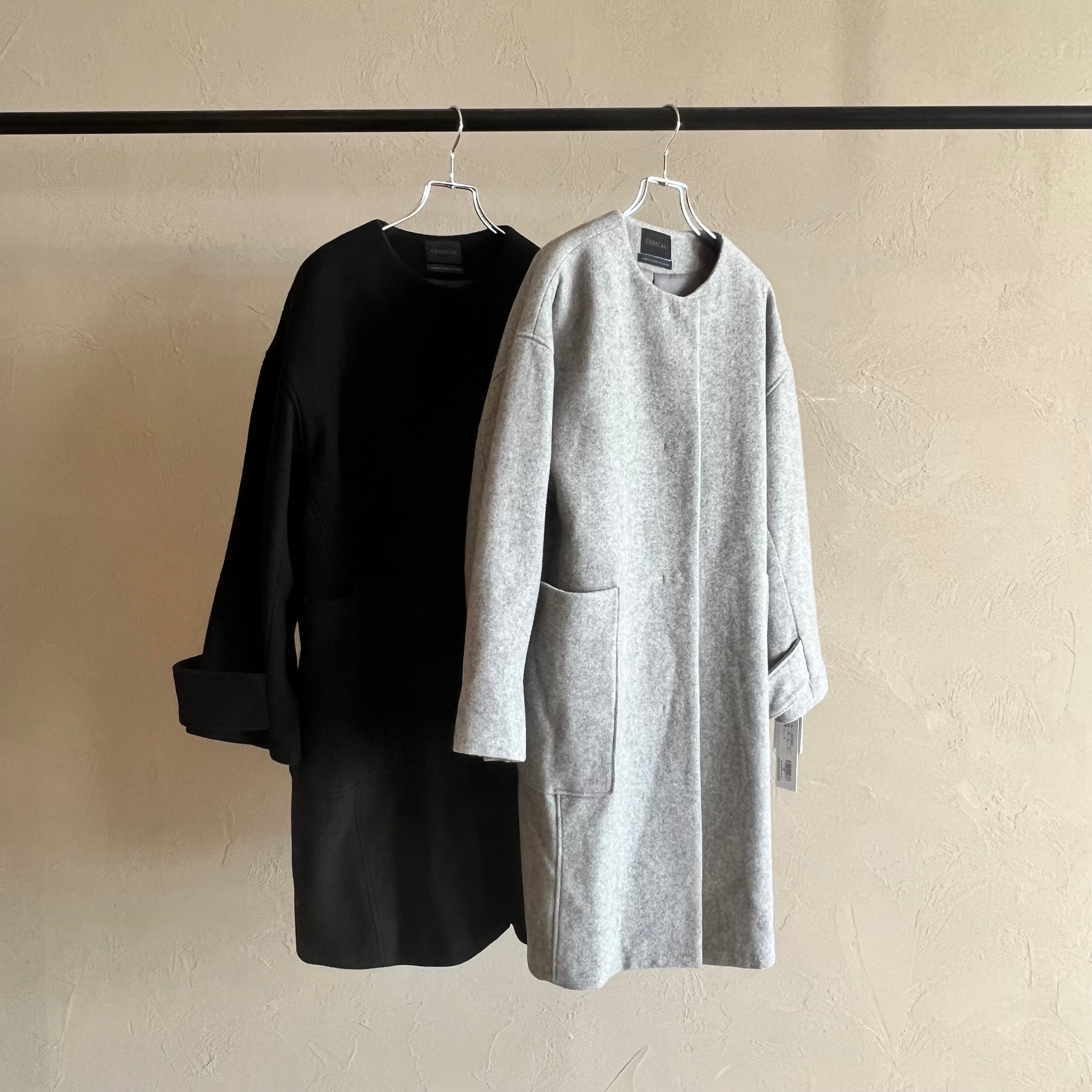 CYNICAL】ノーカラーウールコート | Pay ID