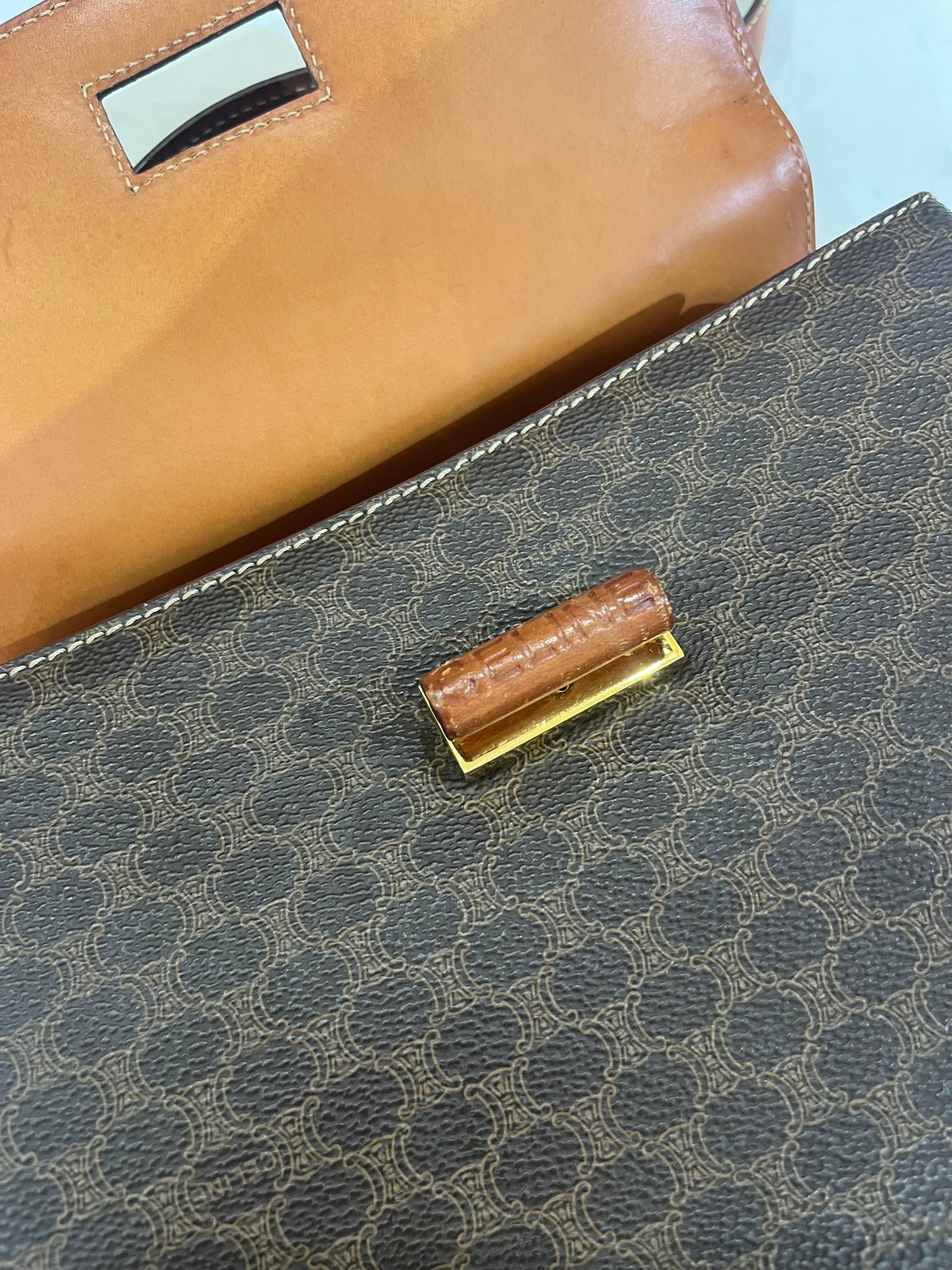 チャーム付き【CELINE】2608 セリーヌ ヴィンテージ マカダム 2WAY