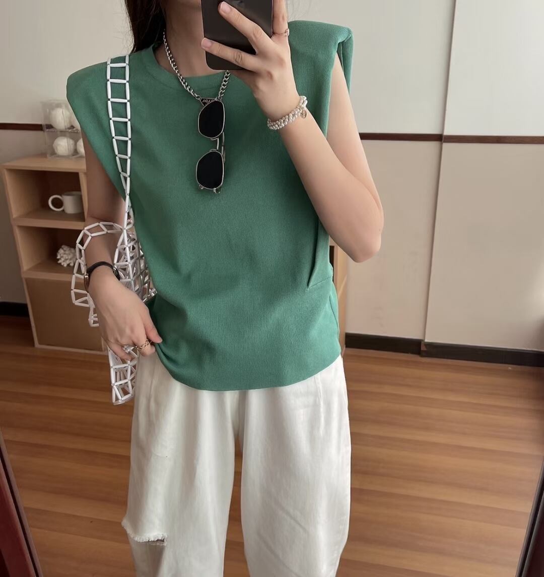 パワーショルダースリーブレストップス　AJ1050-6612