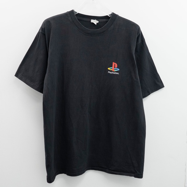 Play Station " Logo " Fade Tag Fits XL 【E7-19】