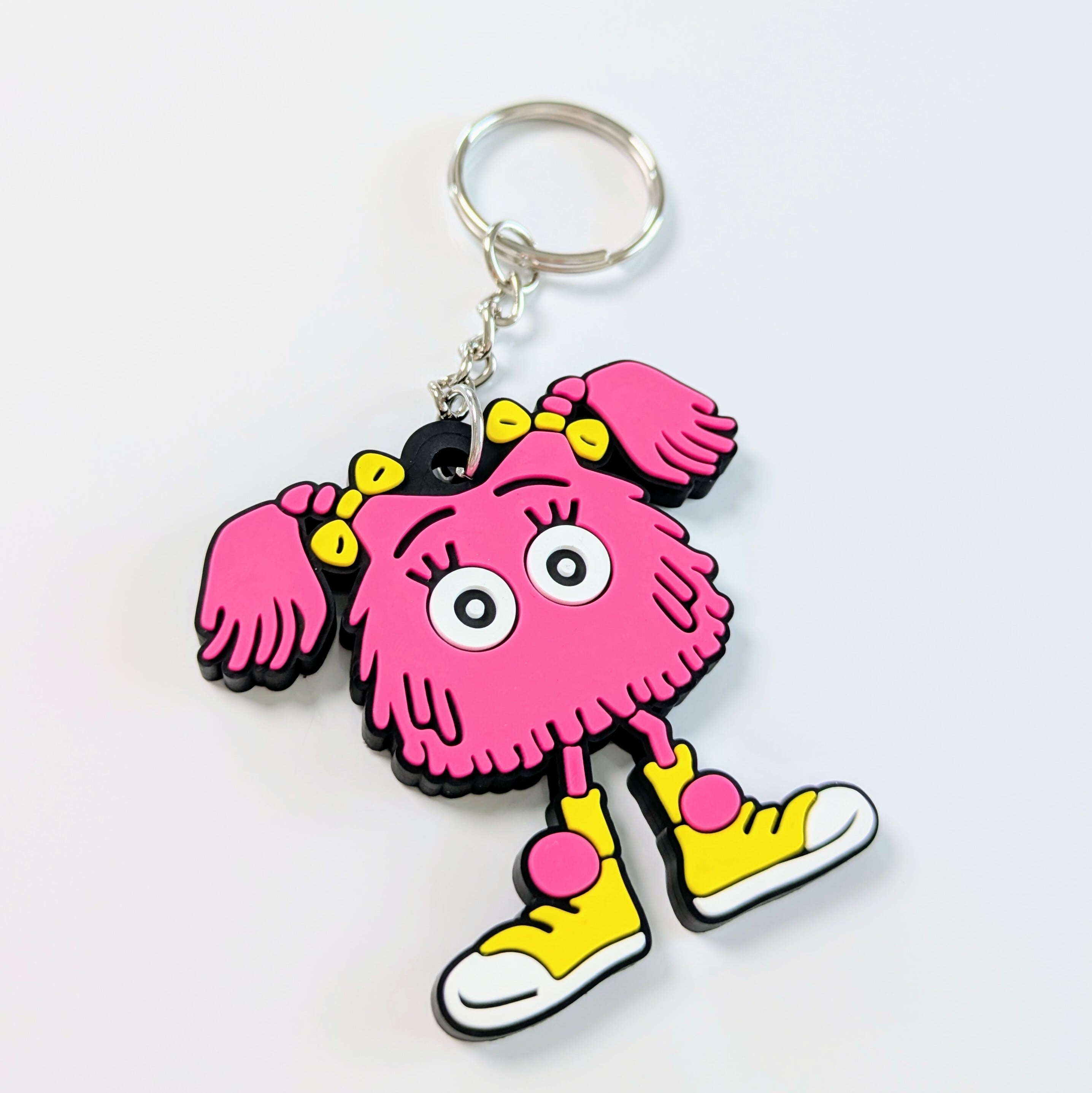 送料無料！ ★ラバーキーホルダー★ 〘640〙【フライキッズ フライガール(ピンク) マクドナルド/McDonald/キャラクター】 〚アメリカン雑貨 アメトイ〛