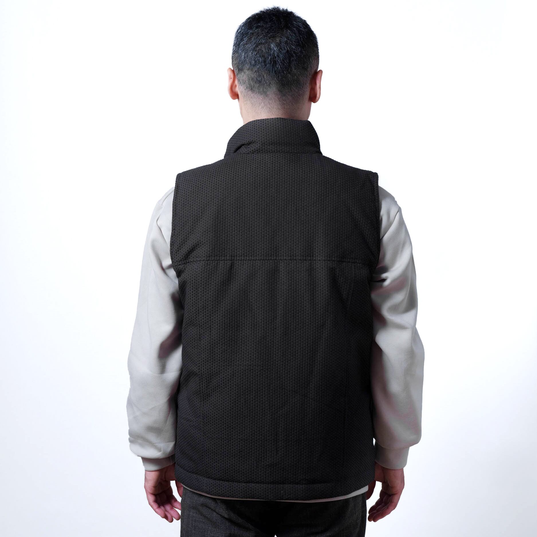 受注生産商品】024-SSKV 本染め刺子ダウンベスト | Hayachine Made