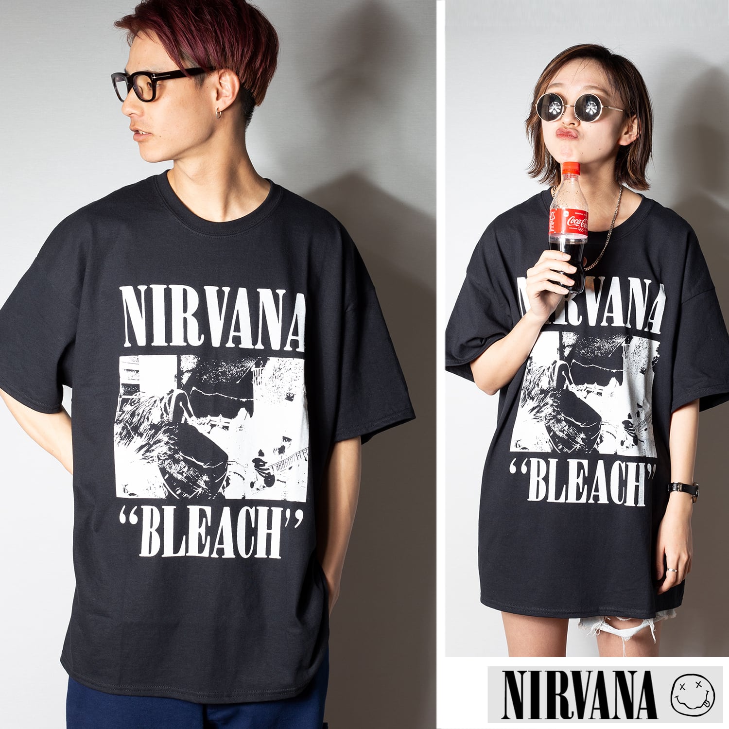 NIRVANA バンT ロンT - Tシャツ