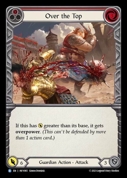 HVY065『RF』【Guardian】Over the Top (Red) 画像