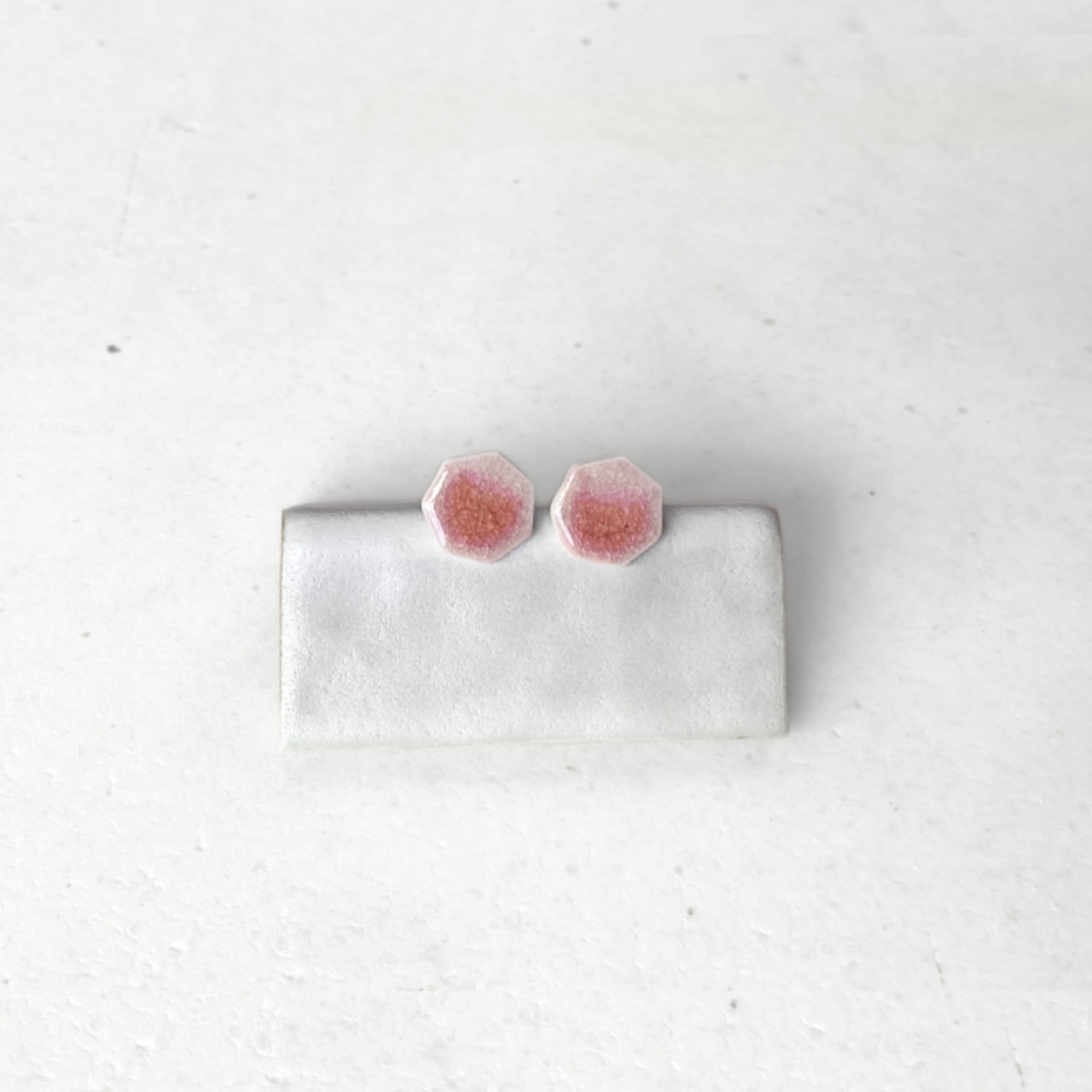 桃霞 イロとカタチの選べる窯変ピアス・イヤリング