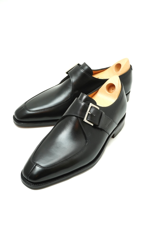 【JOHN LOBB】Bourne Monk Strap BLK 6 EE (Second Hand)
