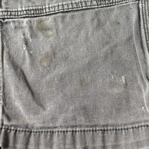 20s ニカラグア製 グレー ダブルニー Carhartt 34×30 詳細写真14