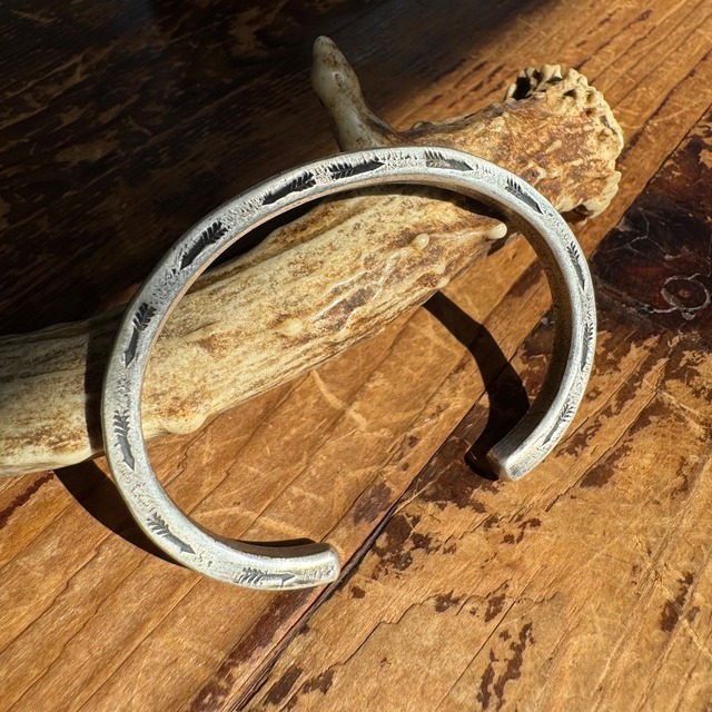 FTC Tufa Cast Ingot Silver Cuff/ F