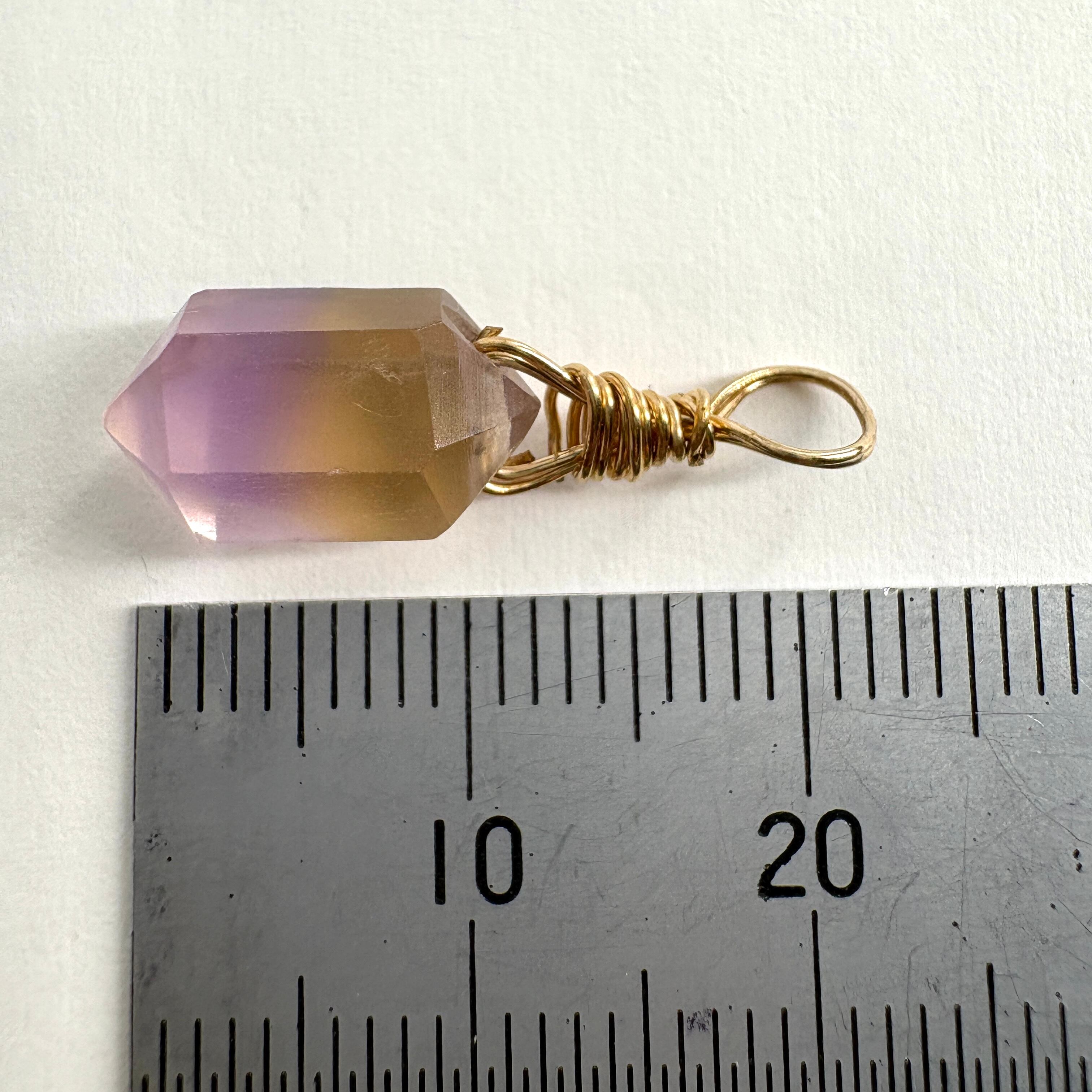 アメトリン ペンダントトップ ボリビア産 12㎜ | ヒロストーンドットコム