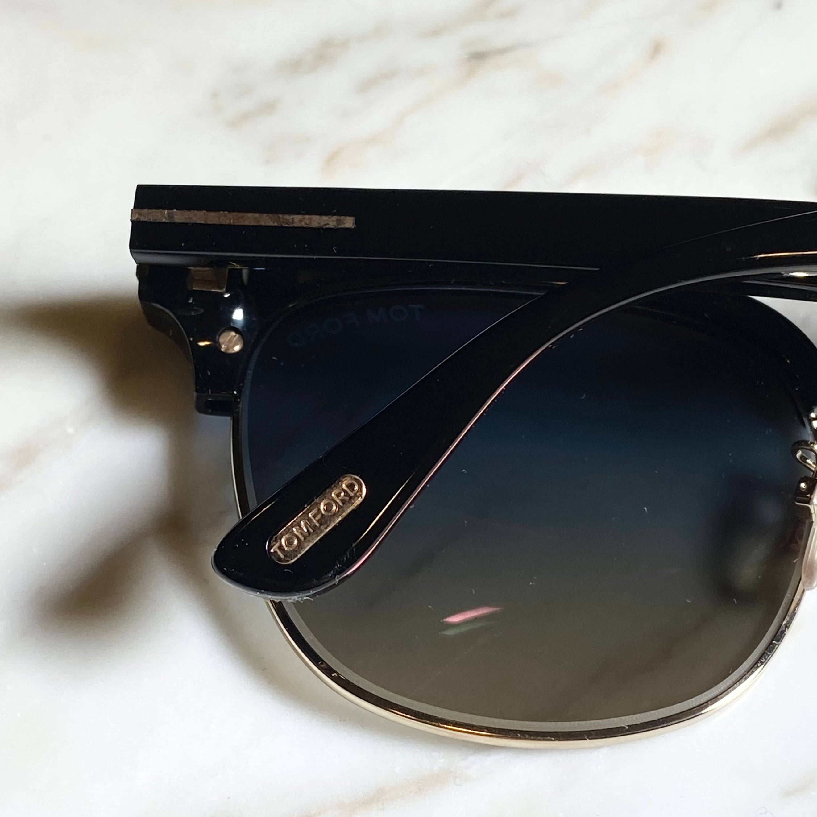 TOM FORD half rim sunglasses “TF544-K” | NOIR ONLINE