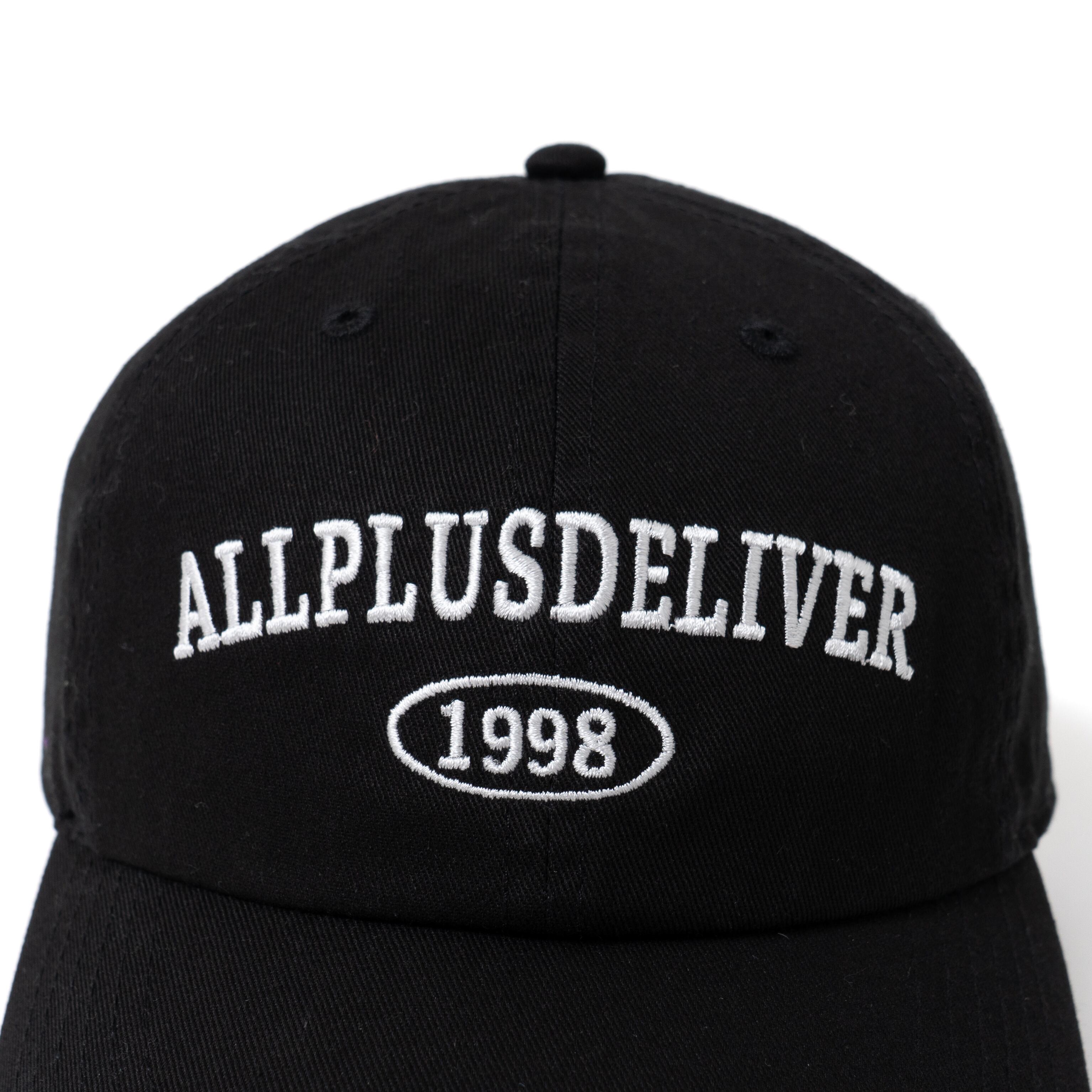 ALPSDR COLLEGE LOGO CAP / BLACK | ALL PLUS DELIVER powered by BASE