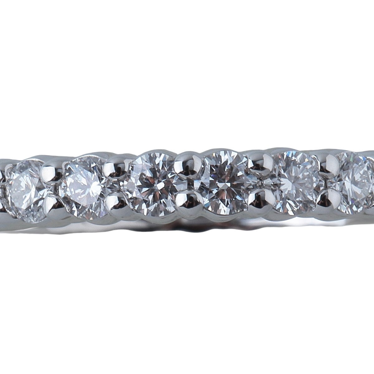 ハリーウィンストン フルエタニティ リング ラウンド プロングセット