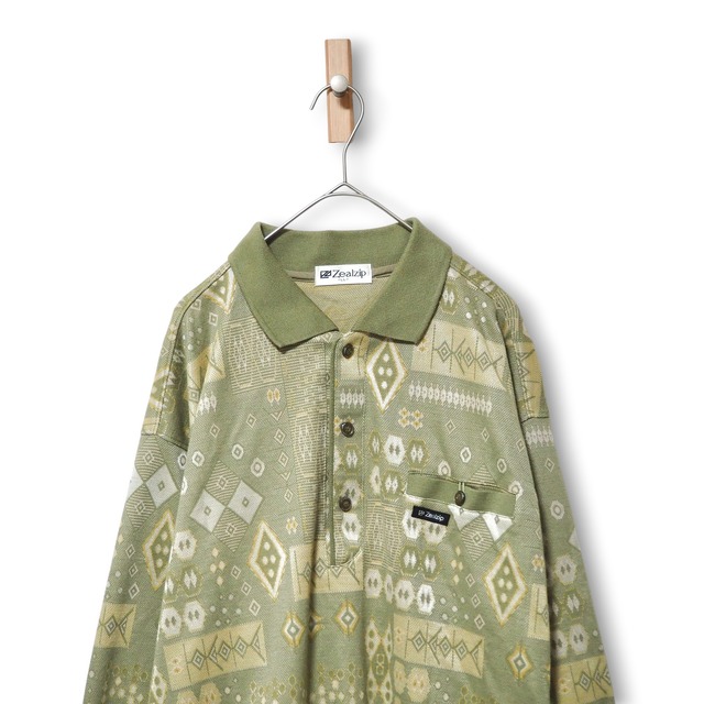 【VINTAGE】デザインポロスウェット