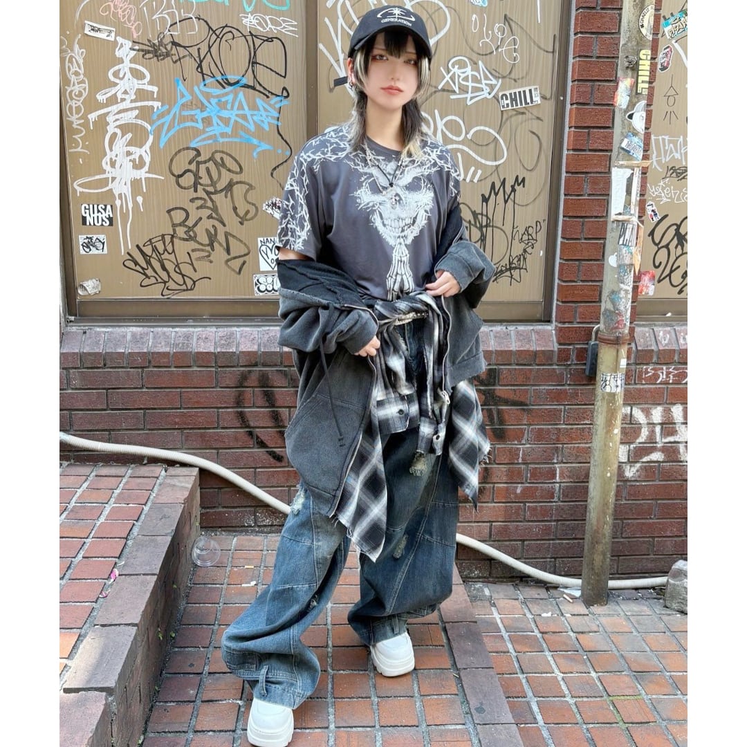 バレルバルーンワイドデニムパンツ | VOLCAN&APHRODITE