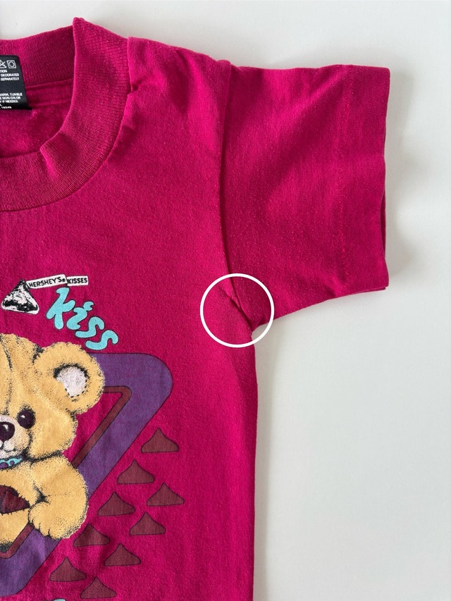 【18-24m相当・vintage】USA製 HERSHEY'S bare tee