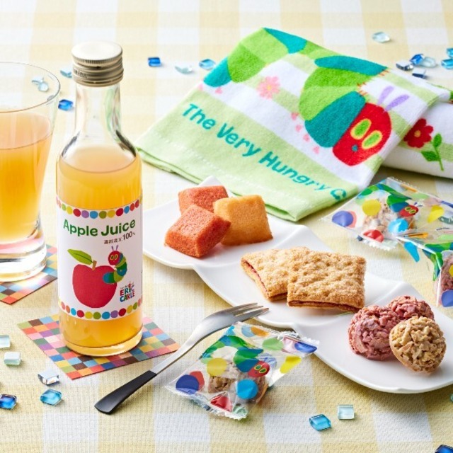 はらぺこあおむし ジュース&スイーツ&タオルセット 焼き菓子 結婚内祝い 新築内祝い 初節句内祝 入学内祝い 出産内祝い プレゼント 内祝い お祝い お祝い返し ギフト 出産祝い お返し 返礼 送料無料 送料込み