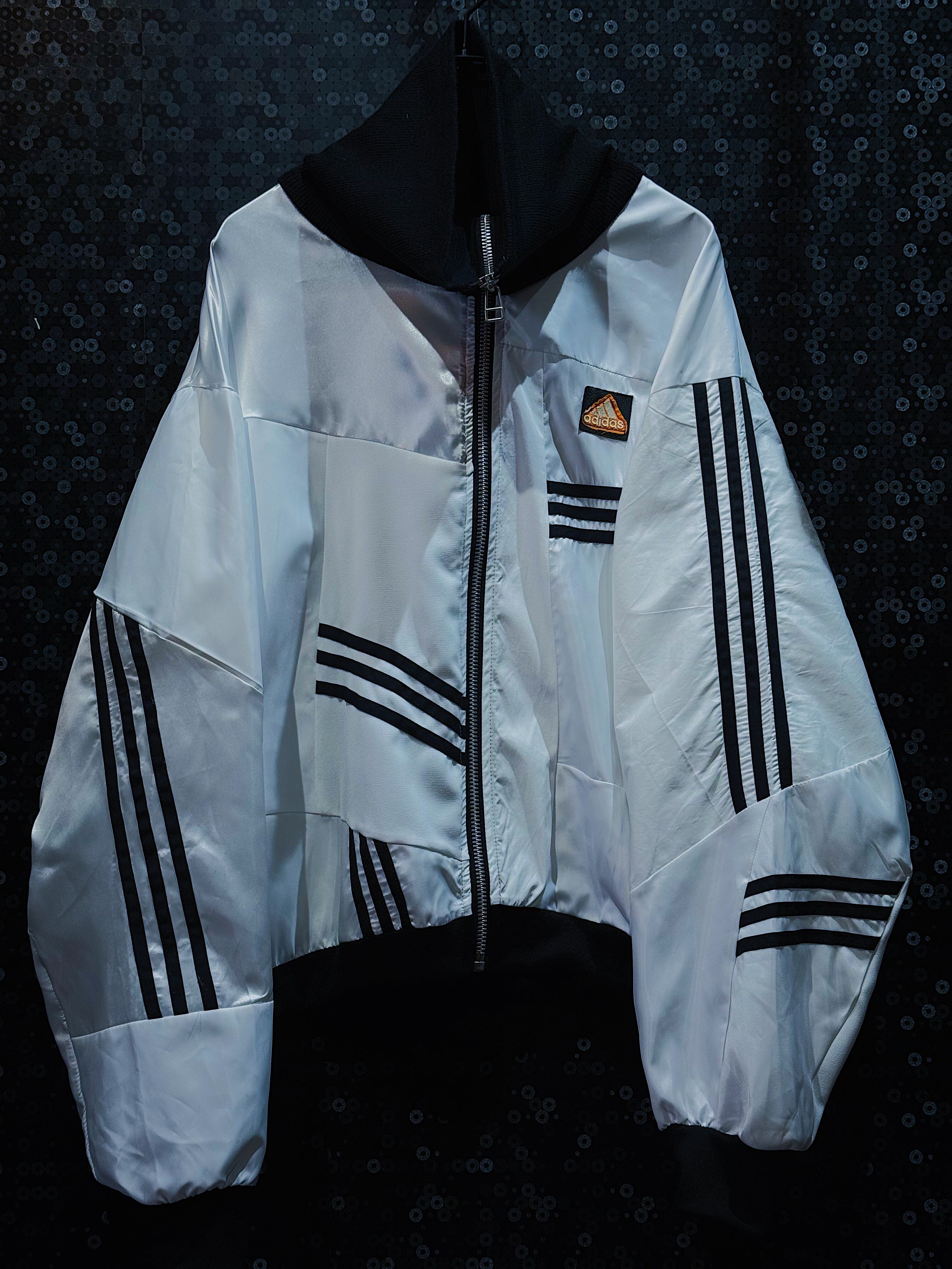 【ÆIEM】Special “original re:make” vintage patch work design High-neck track jacket