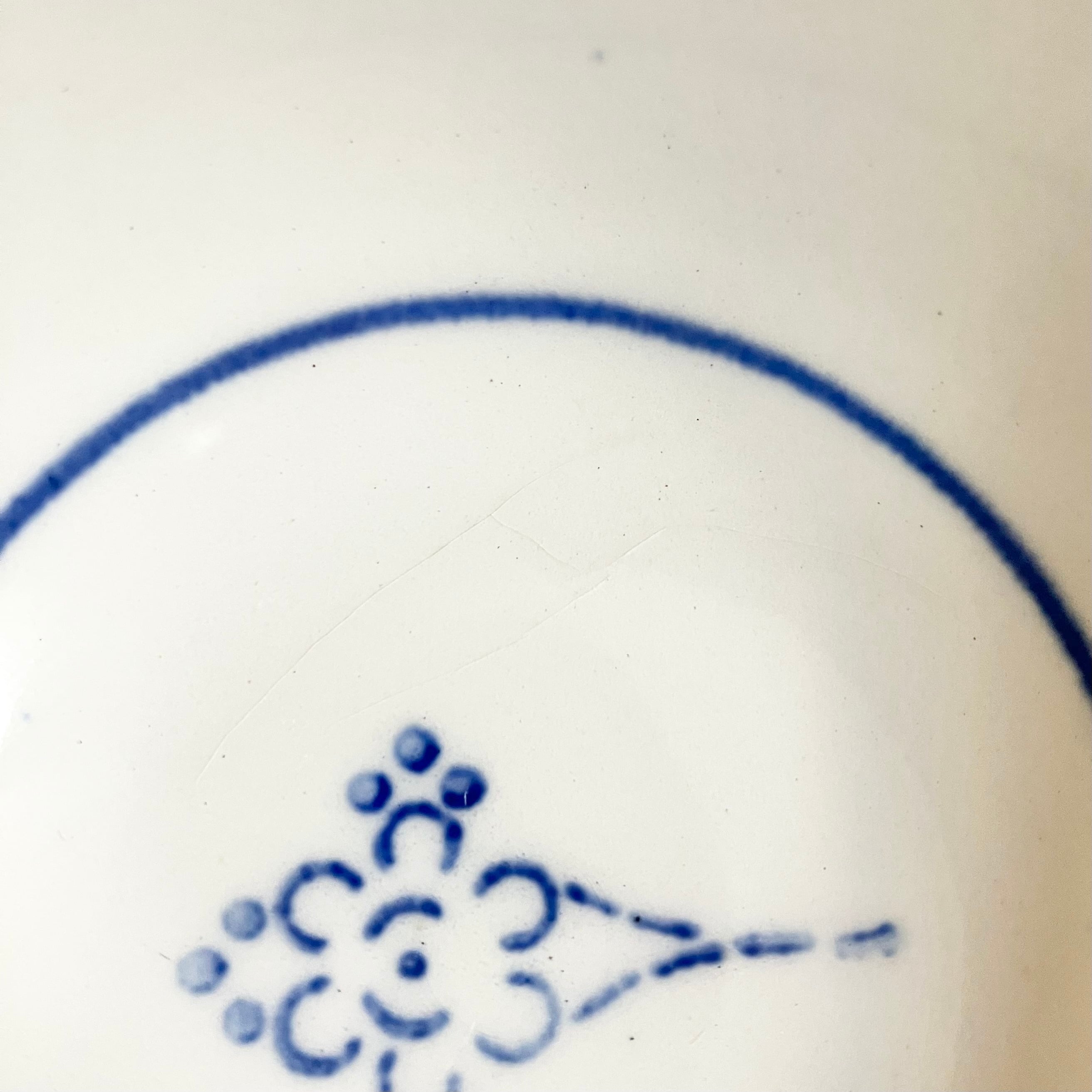 Boch サキソニー柄のカップ&ソーサー | Bleu et Jaune