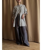 metal stripe design over size remake shirt-4702-5