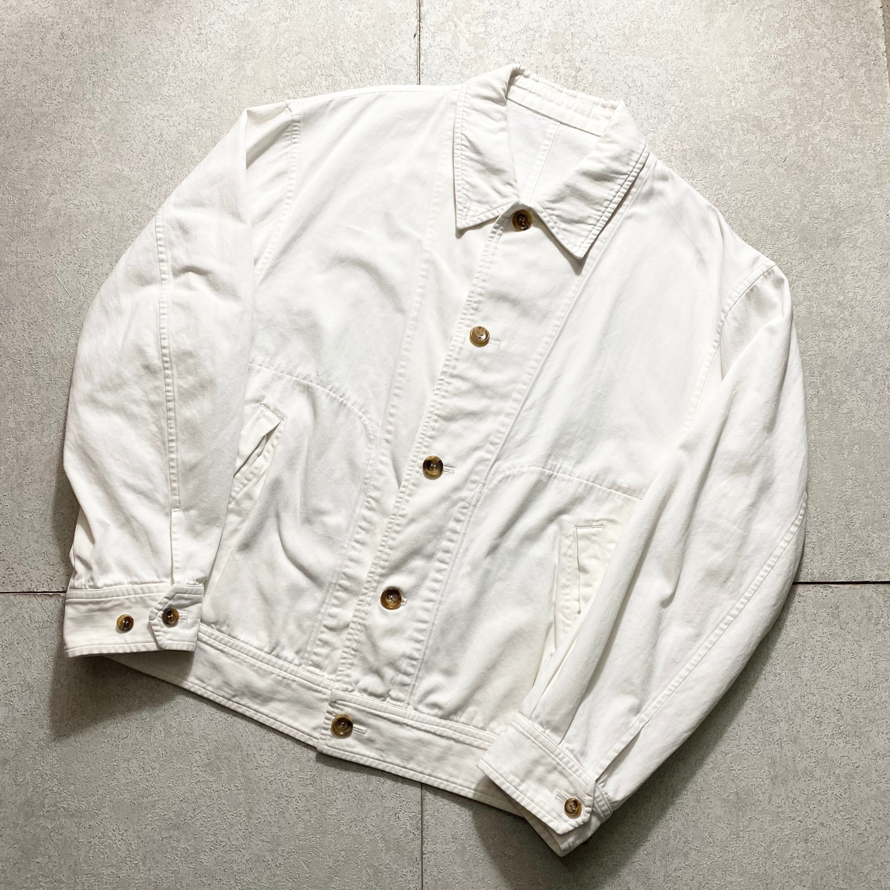 COMME des GARCONS HOMME PLUS white denim jacket | NOIR ONLINE