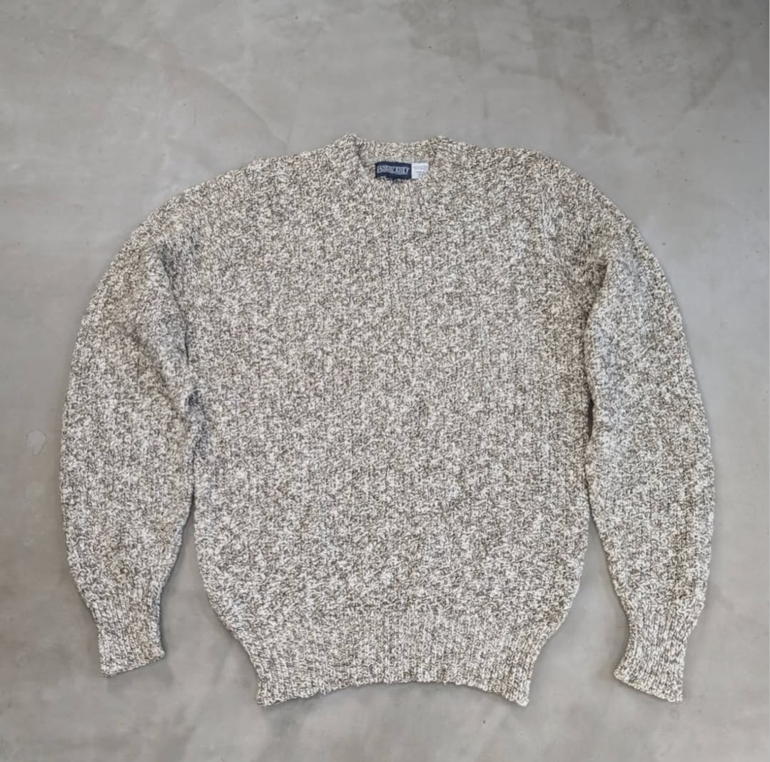 90s lands end melange cotton knit 小岩店 | What'z up 90s lands end melange cotton knit 小岩店 | What'z up