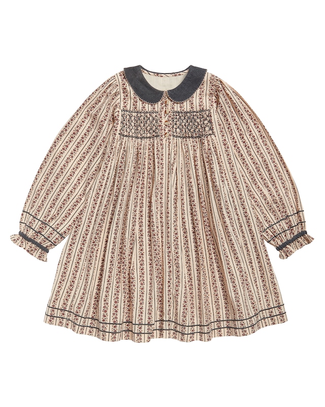 送料無料 Little cotton clothes/Elizabeth Smocked Dress - Mallory Floral