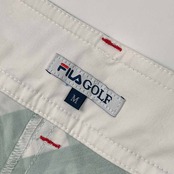 FILA GOLF フィラゴルフ チェック ショートパンツ M/グリーン系 レディース