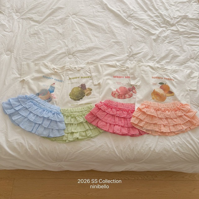 【6/18〆予約】<ninibello> Sour cancan skirt