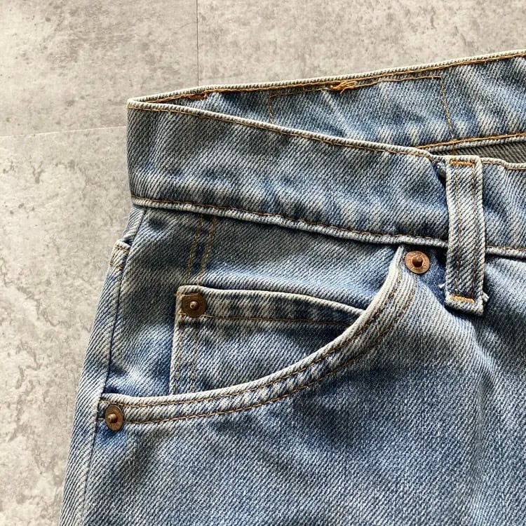 70年代 USA製 リーバイス 42TALON ロケットTALON 革パッチ 70年代 USA製 リーバイス 42TALON ロケットTALON 革パッチ 80s】US