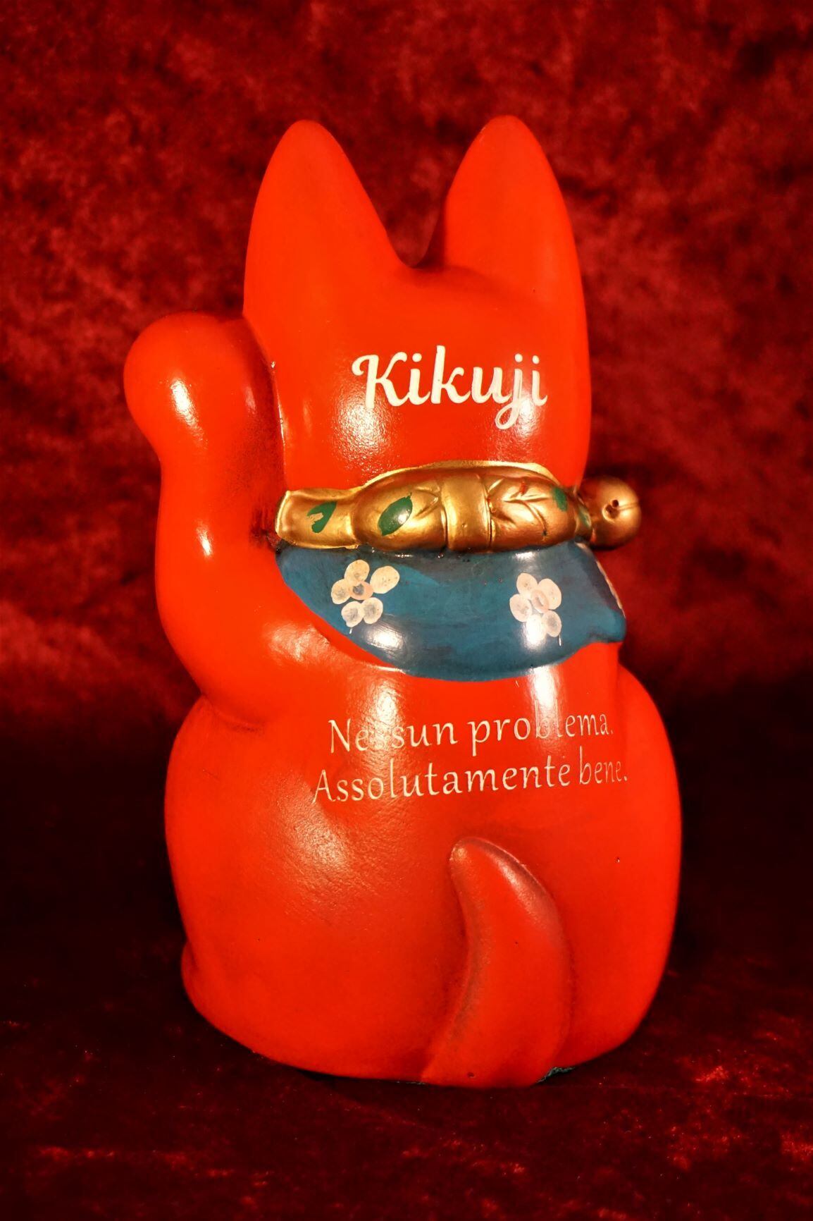 古色三河猫 招き猫 名入れ レトロ 大正ロマン | オリシャン|ロゴ入り