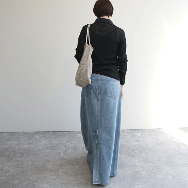 ラメ編みバッグ
