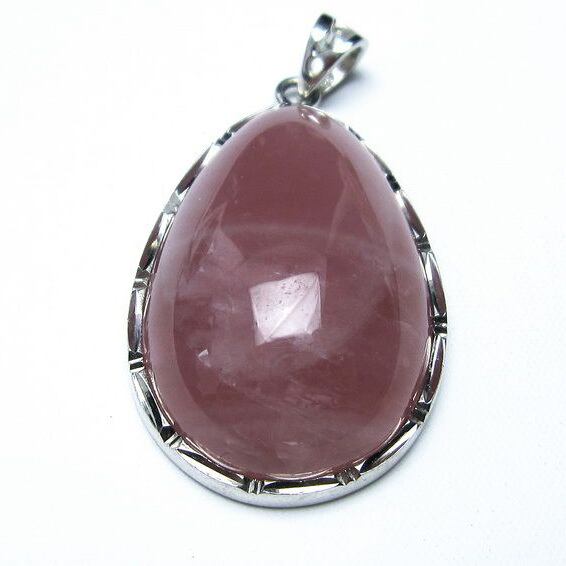 ローズクォーツ ペンダント [M便 1/20] 112-6657