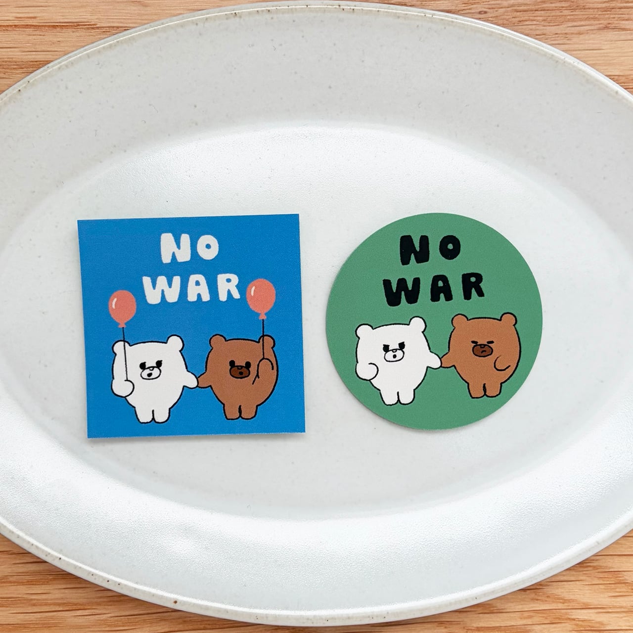 NO WARステッカーセット