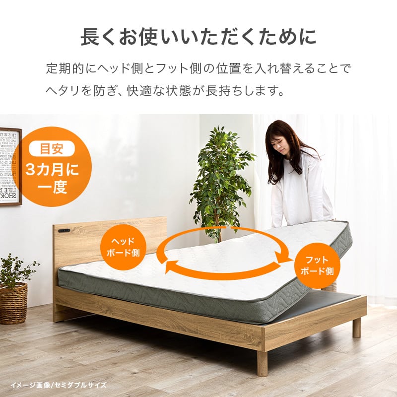 【レビュー特典付き】完成品 ボンネルコイルマットレス 圧縮ロールタイプ 4サイズ展開 寝具 一人暮らし ワンルーム 幅140cm