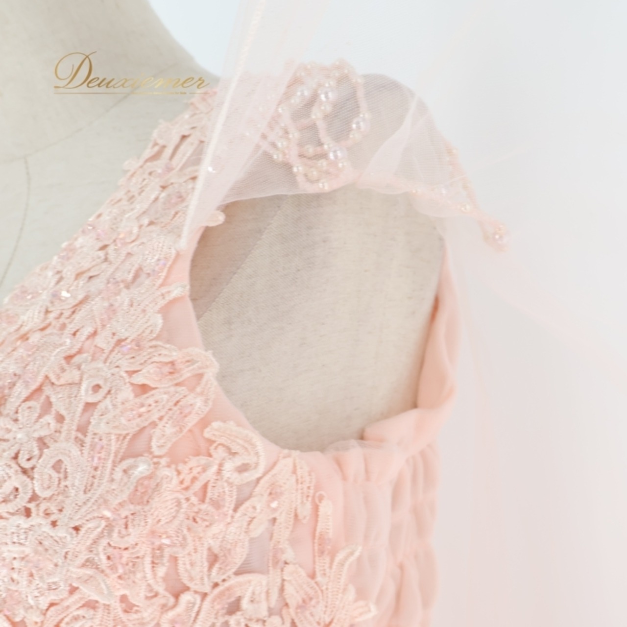 パーティドレス ワンピース ドレス カラードレス ピンク系 イチオク ICHIOKU 発表会 演奏会 パーティ レース フリル 明るい ビーズ チュール 発表会ドレス フォーマルドレス 結婚式 ワンピースドレス 演奏会用ドレス パーティー用ドレス チュールドレス ドレス女性用 エレガントドレス レディースドレス